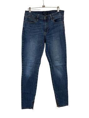 Just USA Jeans Leia Zipper High Rise Skinny Jean Size 30 Medium Wash